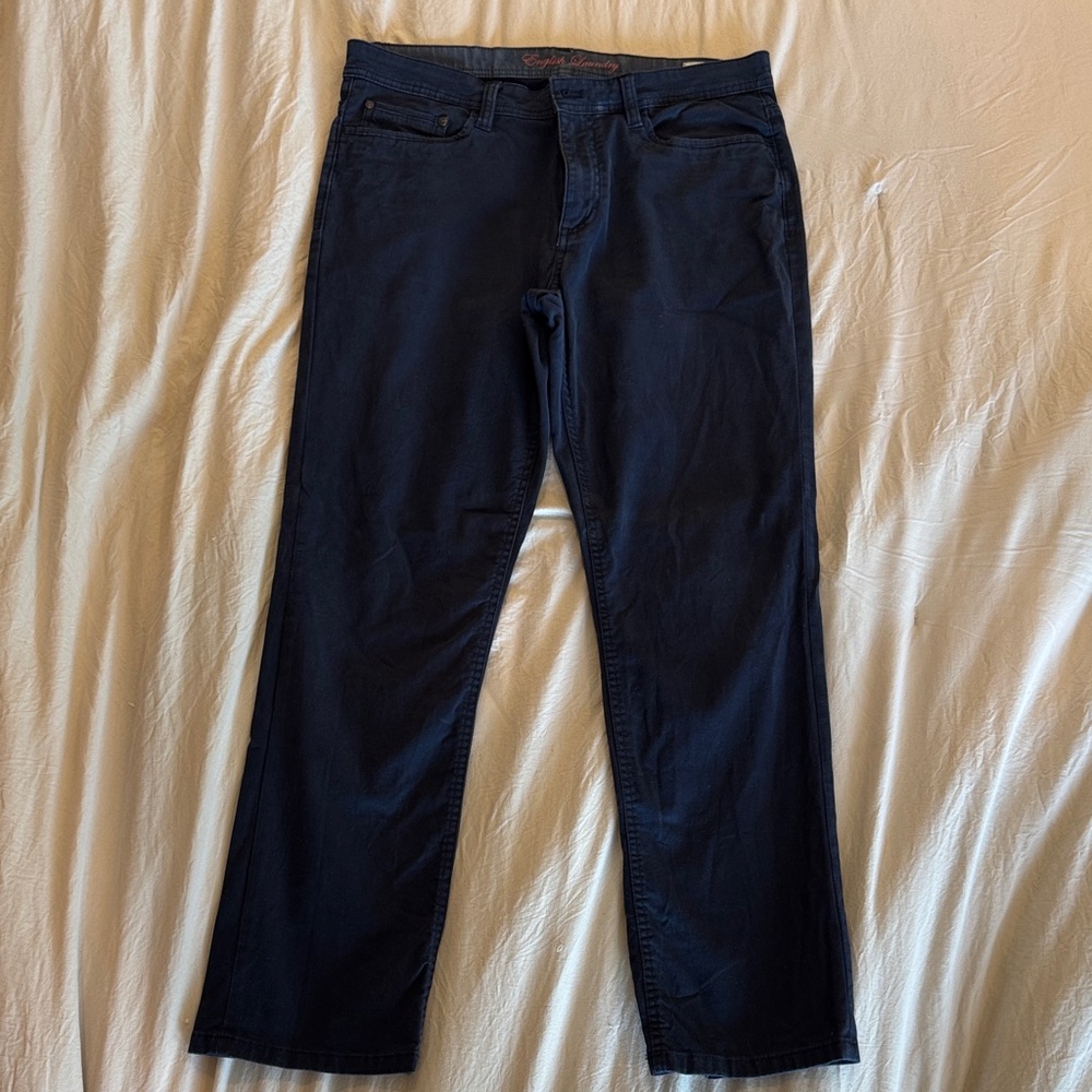 English Laundry Dark Blue Straight Jeans